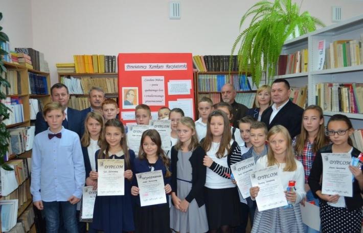 Sukces ucznia ZSP w Stawiskach na Powiatowym Konkursie Recytatorskim w Kolnie