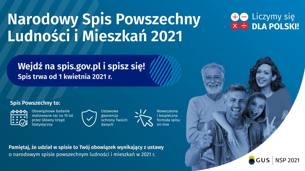 Liczymy się dla Polski - Narodowy Spis Powszechny Ludności i Mieszkań 2021