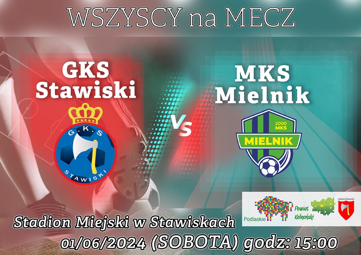Zapraszamy na mecz GKS Stawiski vs. MKS Mielnik