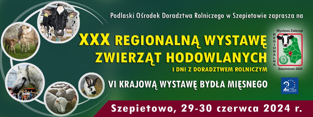 Zapraszamy na Jubileuszową Regionalną Wystawę Zwierząt Hodowlanych