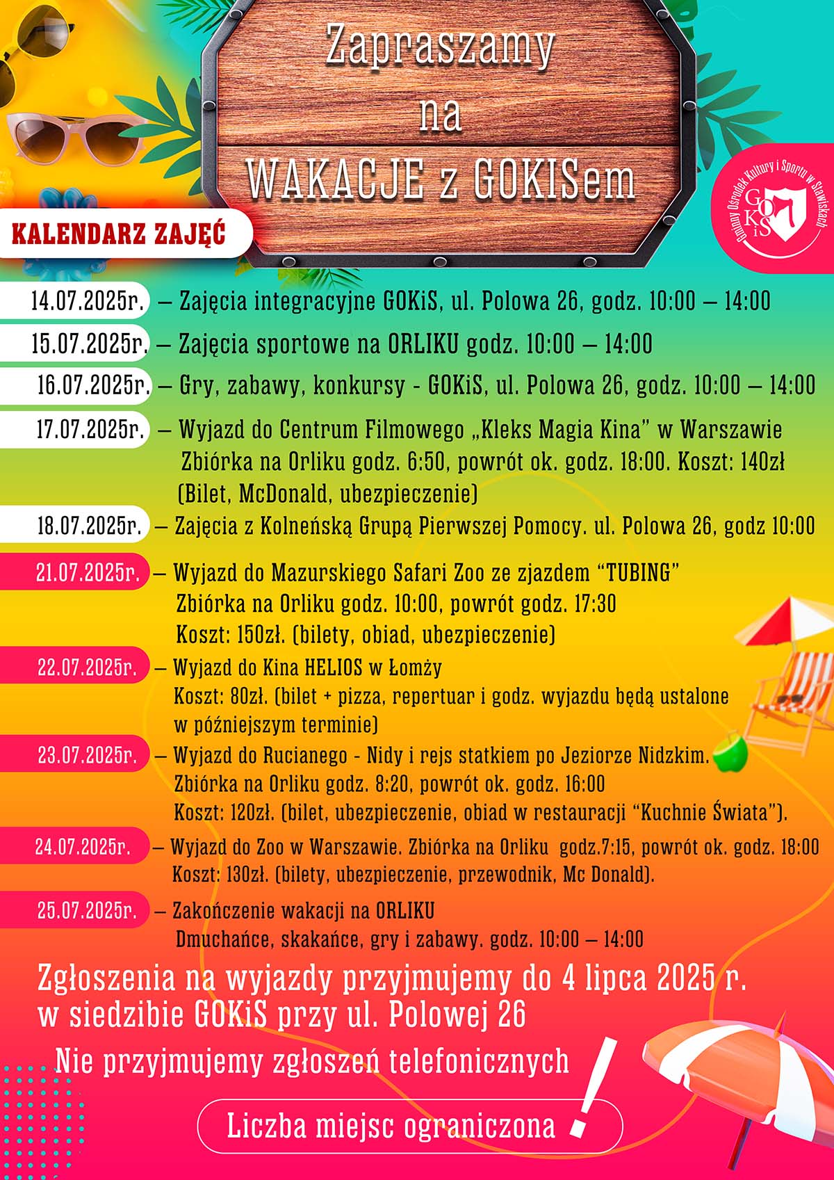 Wakacje z GOKiSem 2025