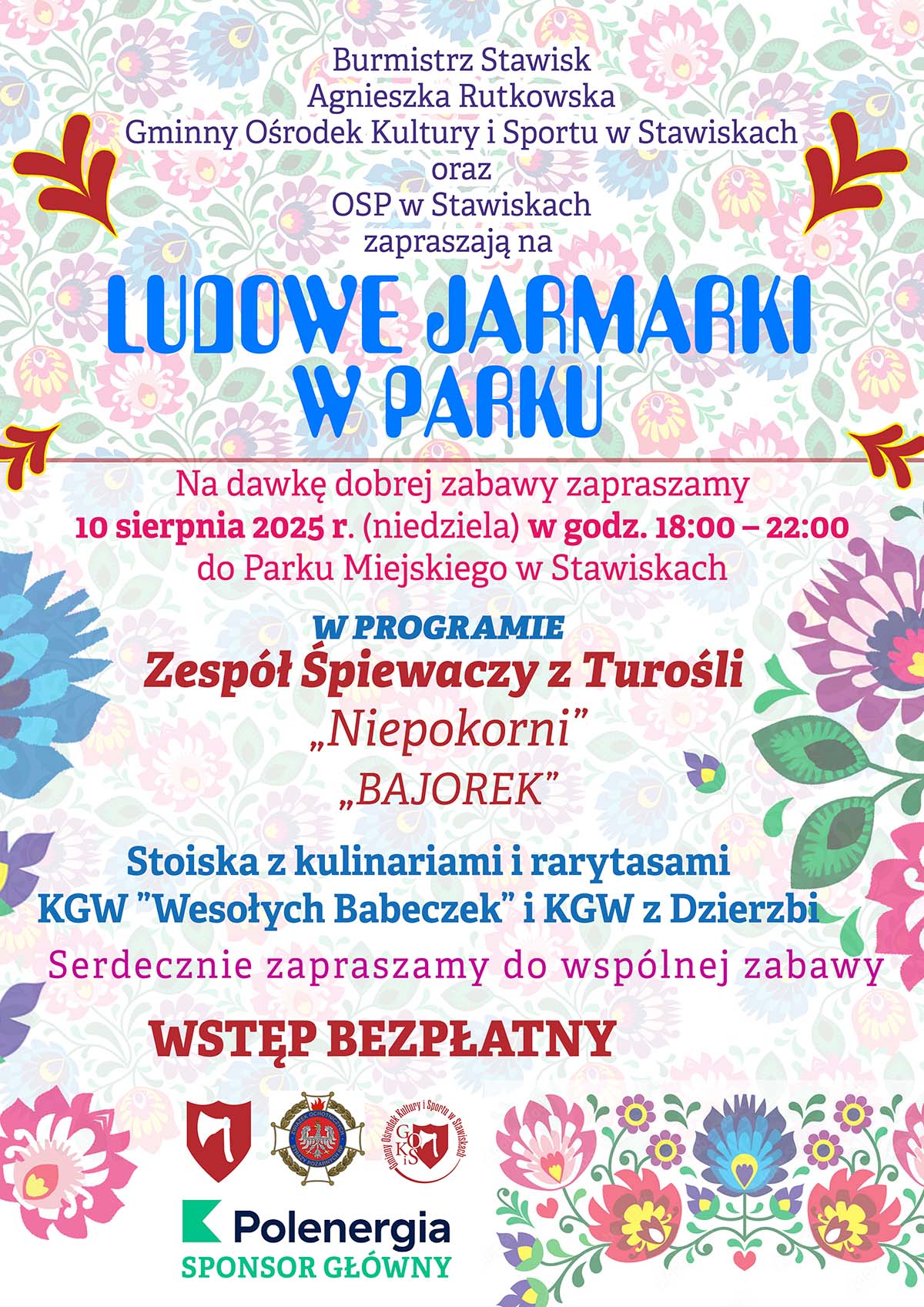 Kolejne Jarmarki w Parku - zapraszamy już 10 sierpnia!
